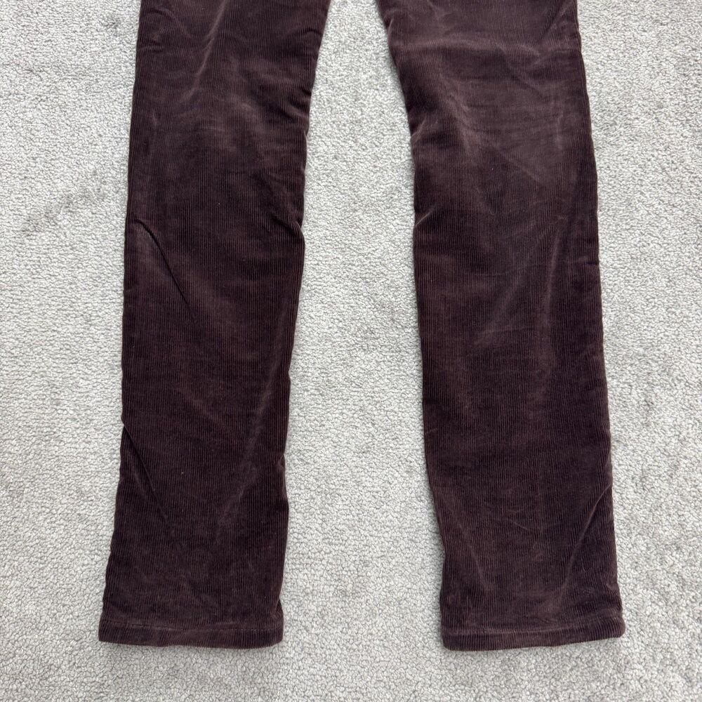 BlankNYC Mid Rise Slim Fit Corduroy Pants Womens 28 Dark Brown 5-Pocket Stretch - Picture 16 of 16